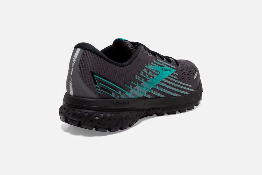 Ghost 13 GTX Road Brooks Running Shoes NZ Womens - Black - KGNUXV-935